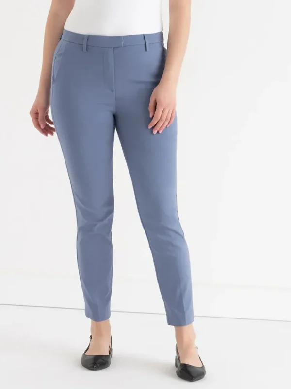Ricki's Pants*Syd Slim Ankle Pant in Microtwill