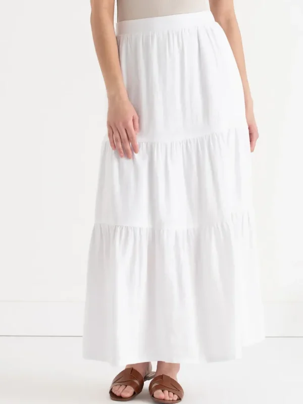 Ricki's Skirts & Shorts*Tiered Linen Maxi Skirt