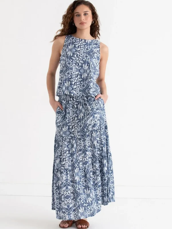 Ricki's Skirts & Shorts*Tiered Linen Maxi Skirt