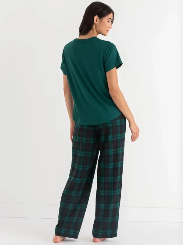 Ricki's Sleepwear*T-Shirt and Print Pants Pajama Set