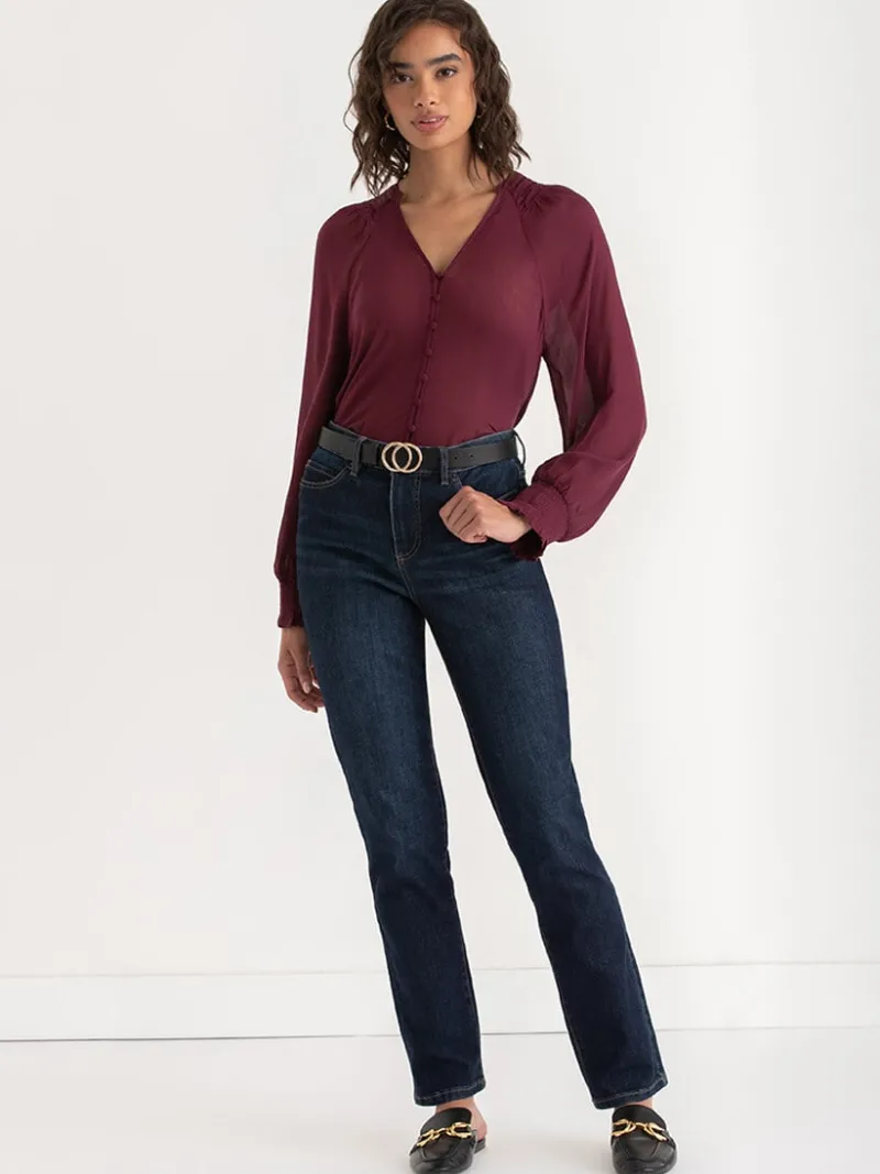 tunic_blouse_with_covered_1-1.webp Ricki's Shirts & Blouses*Tunic Blouse with Covered Buttons