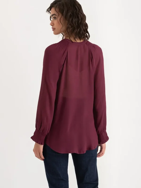 Ricki's Shirts & Blouses*Tunic Blouse with Covered Buttons