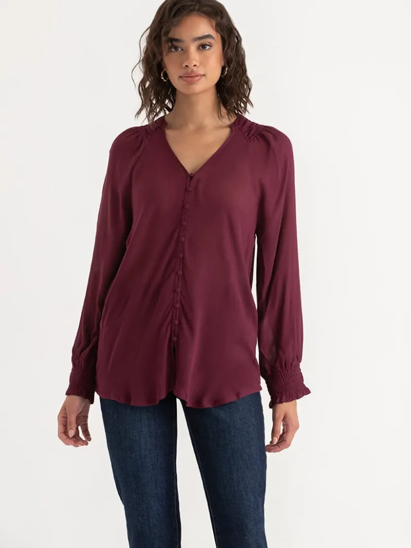 tunic_blouse_with_covered_4-1.webp Ricki's Shirts & Blouses*Tunic Blouse with Covered Buttons