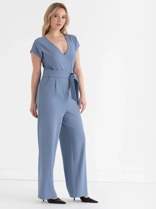 Ricki's Jumpsuits & Rompers*Venus Wide Leg Jumpsuit in Iconic Crepe