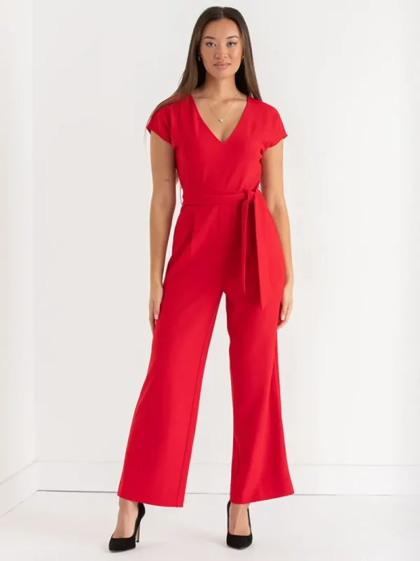 Ricki's Jumpsuits & Rompers*Venus Wide Leg Jumpsuit in Iconic Crepe