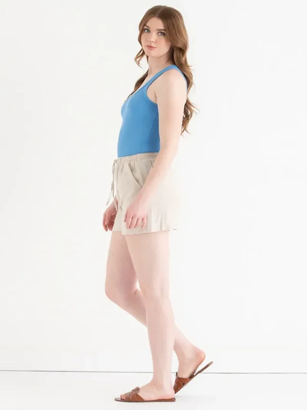 Ricki's Skirts & Shorts*Viscose Linen Drawstring Shorts