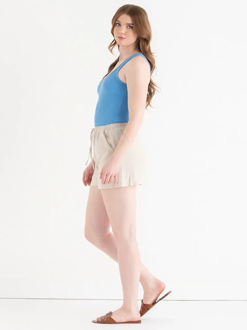 viscose_linen_drawstring__4-2.webp Ricki's Skirts & Shorts*Viscose Linen Drawstring Shorts