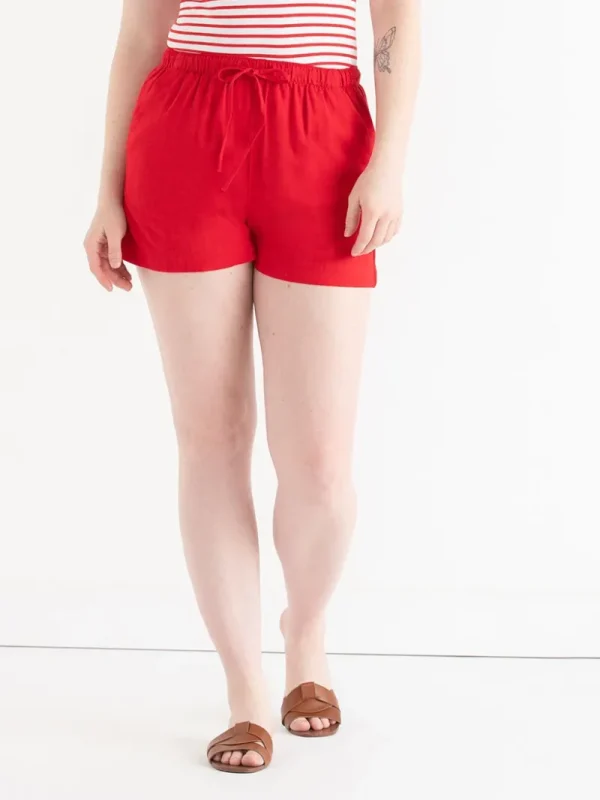 Ricki's Skirts & Shorts*Viscose Linen Drawstring Shorts