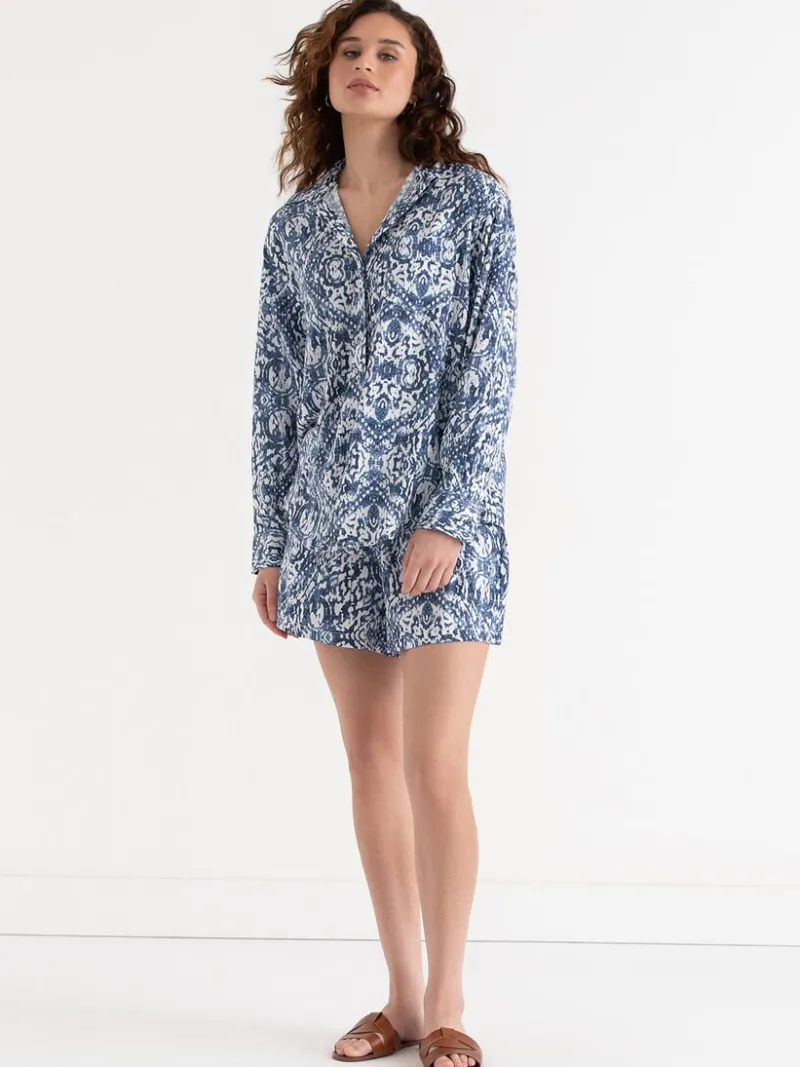 viscose_linen_pullon_shor_5-1.webp Ricki's Skirts & Shorts*Viscose Linen Pull-On Shorts