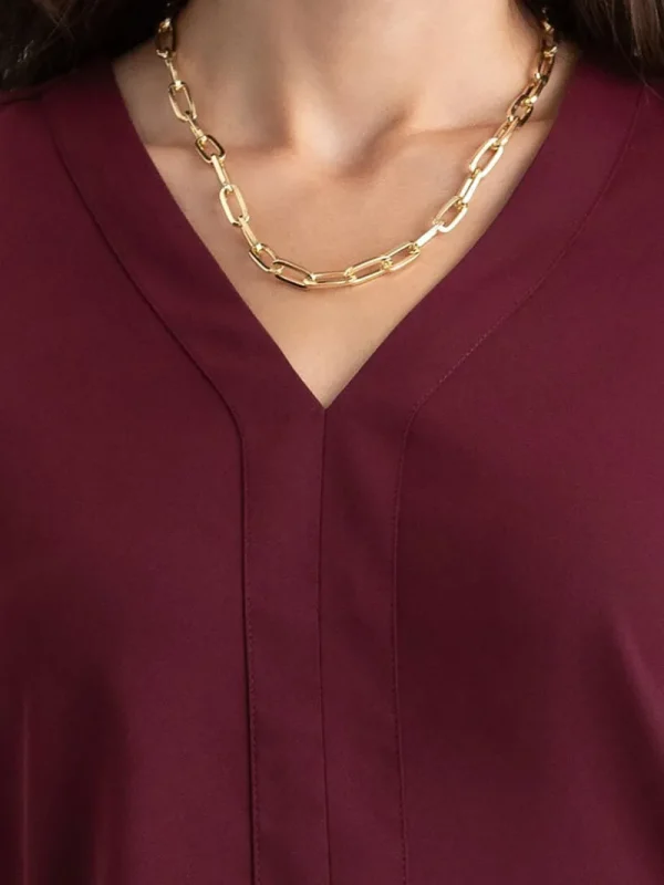 Ricki's Shirts & Blouses*V-Neck Long Sleeve Blouse