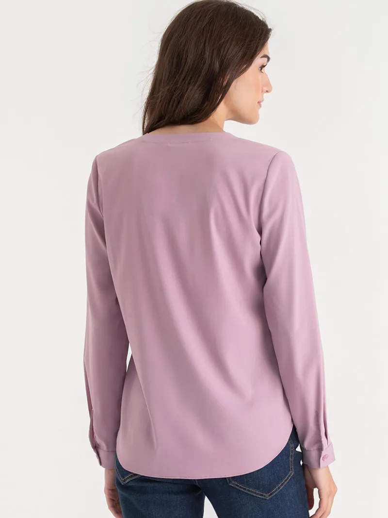 vneck_long_sleeve_blouse_3-2.webp Ricki's Shirts & Blouses*V-Neck Long Sleeve Blouse