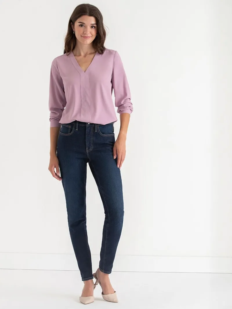 vneck_long_sleeve_blouse_5-2.webp Ricki's Shirts & Blouses*V-Neck Long Sleeve Blouse