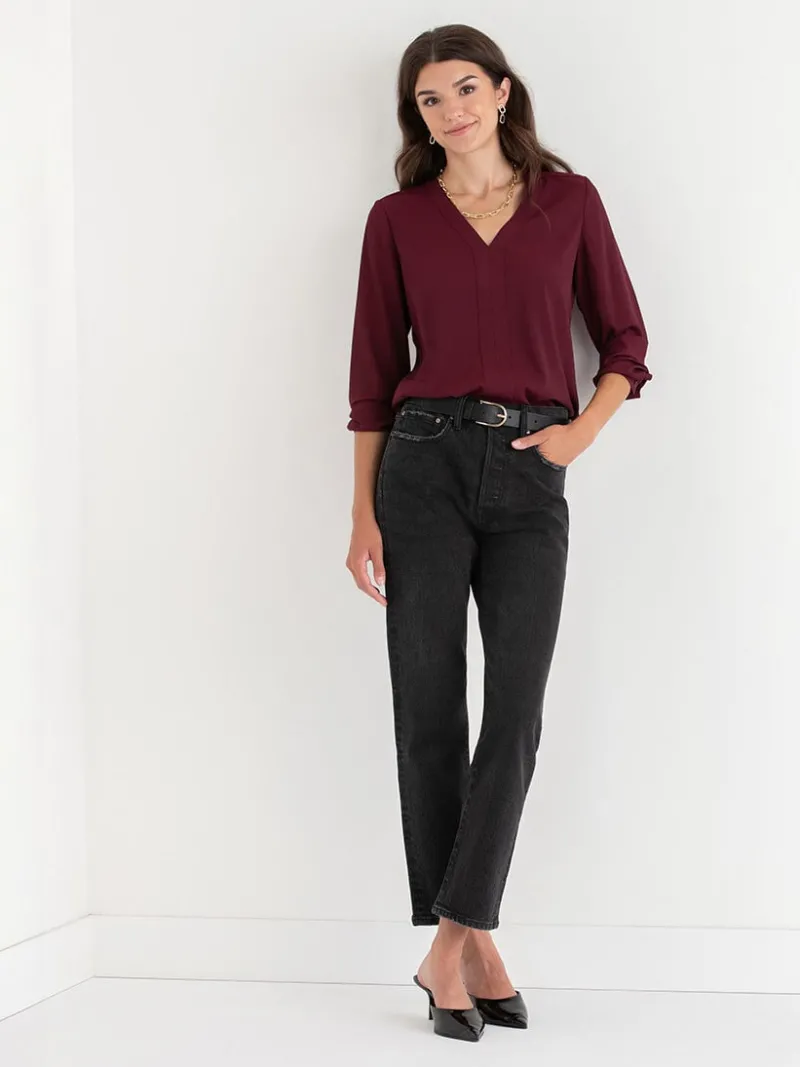 vneck_long_sleeve_blouse_5-3.webp Ricki's Shirts & Blouses*V-Neck Long Sleeve Blouse