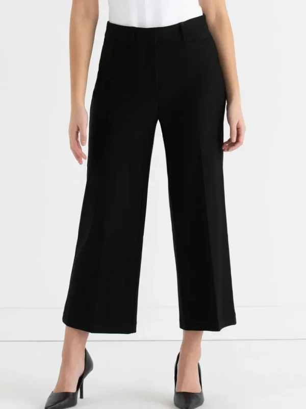 Ricki's Pants | Crops & Capris*Weslee Wide Crop Pant in Luxe Ponte