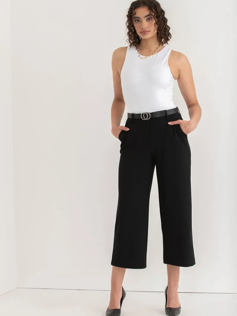 weslee_widecrop_pant_in_i_1.webp Ricki's Pants | Crops & Capris*Weslee Wide-Crop Pant in Iconic Crepe