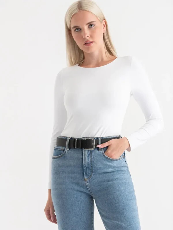 Ricki's Belts*Wide Square Buckle Belt